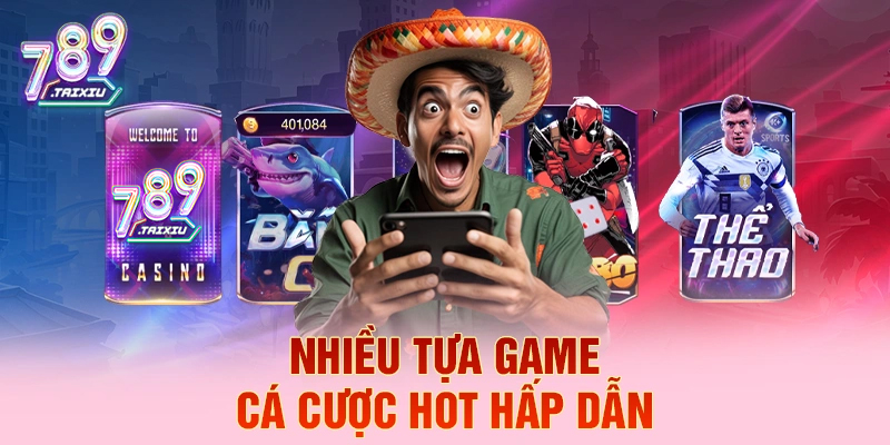 Nhiều tựa game cá cược hot hấp dẫn tại go88